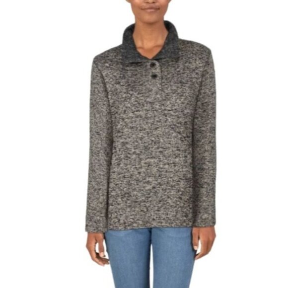 NWT Natural Reflections Whittier Peak Fleece Long-Sleeve Sweater Size Large - Picture 1 of 8